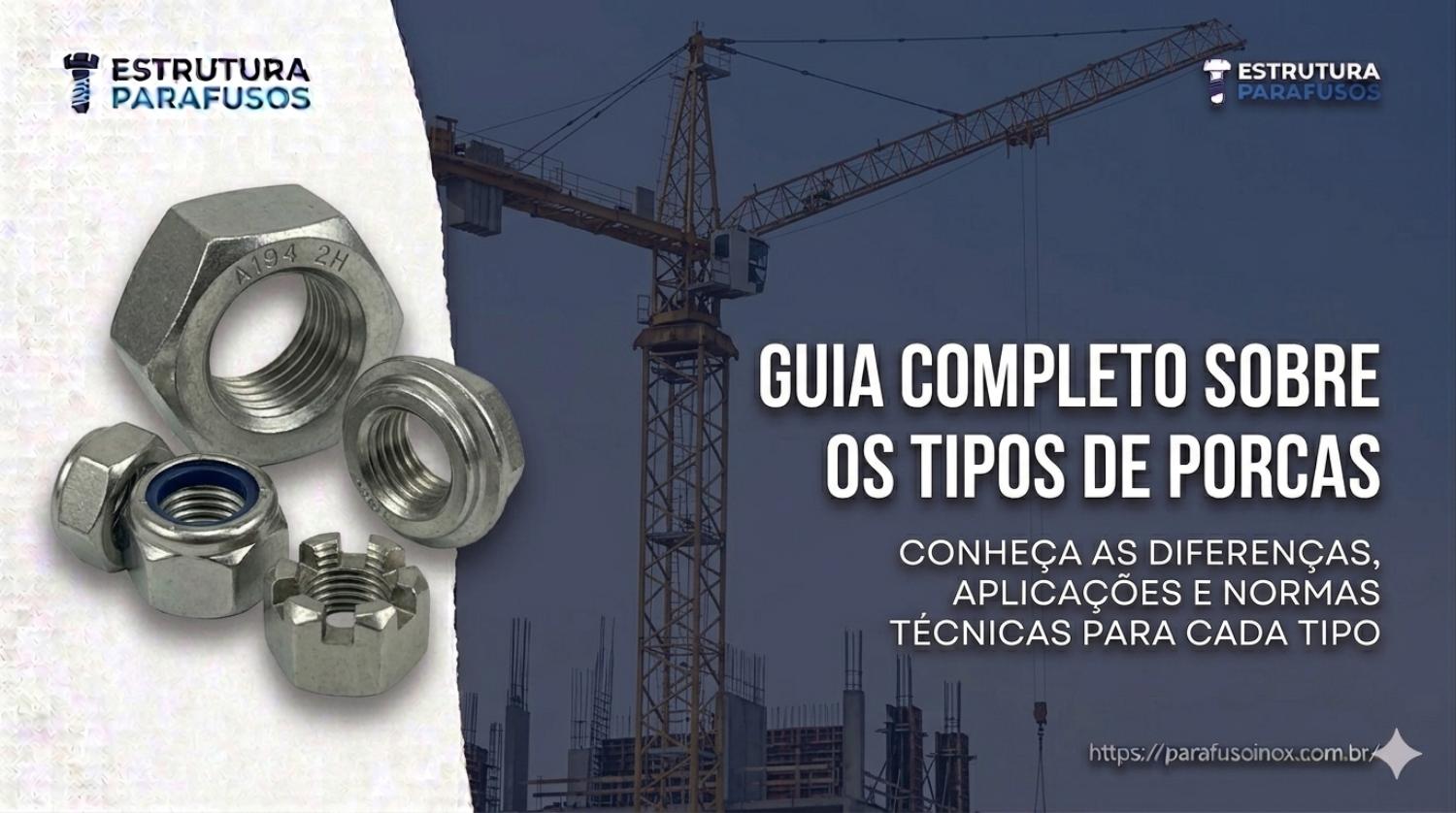 guia completo sobre os tipos de porcas